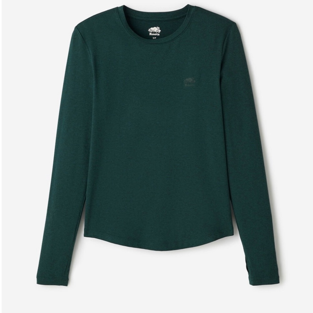 Roots Renew Knit Long Sleeve in Dark Blue - Picture 3 of 4